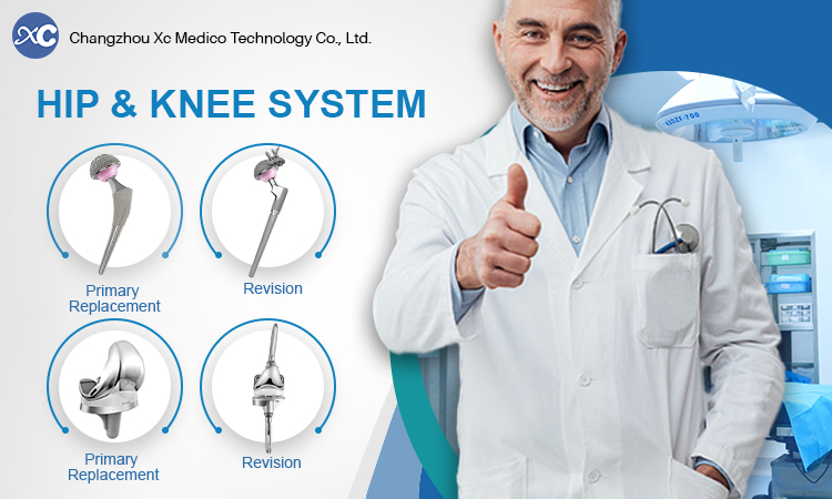 Titanium Cemented Femoral Stem Articulatio Coxae Reconstruction Total Hip Joint Replacement Prosthesis