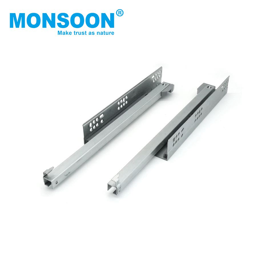 Kitchen Drawer Guide Heavy Load Storage Steel Plated 400mm Legrabox Under Mounted Drawer Slide System for Furniture Cabinet