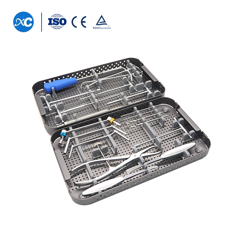 Competitive Price Lower Limb Large Fragment Trauma Plate Orthopedic Surgical Instrument Set