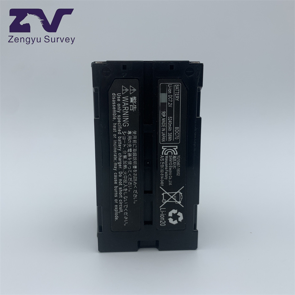 Zengyu Replacement Bdc70 5240mAh Li Ion Battery for Top Con Sok KIA Total Stations