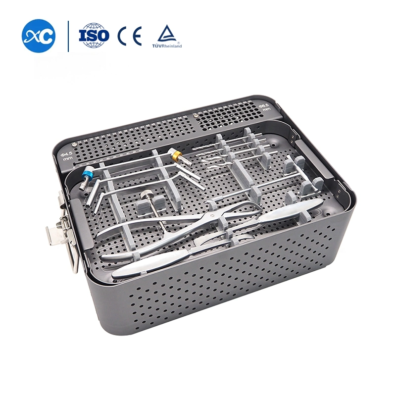 Competitive Price Lower Limb Large Fragment Trauma Plate Orthopedic Surgical Instrument Set