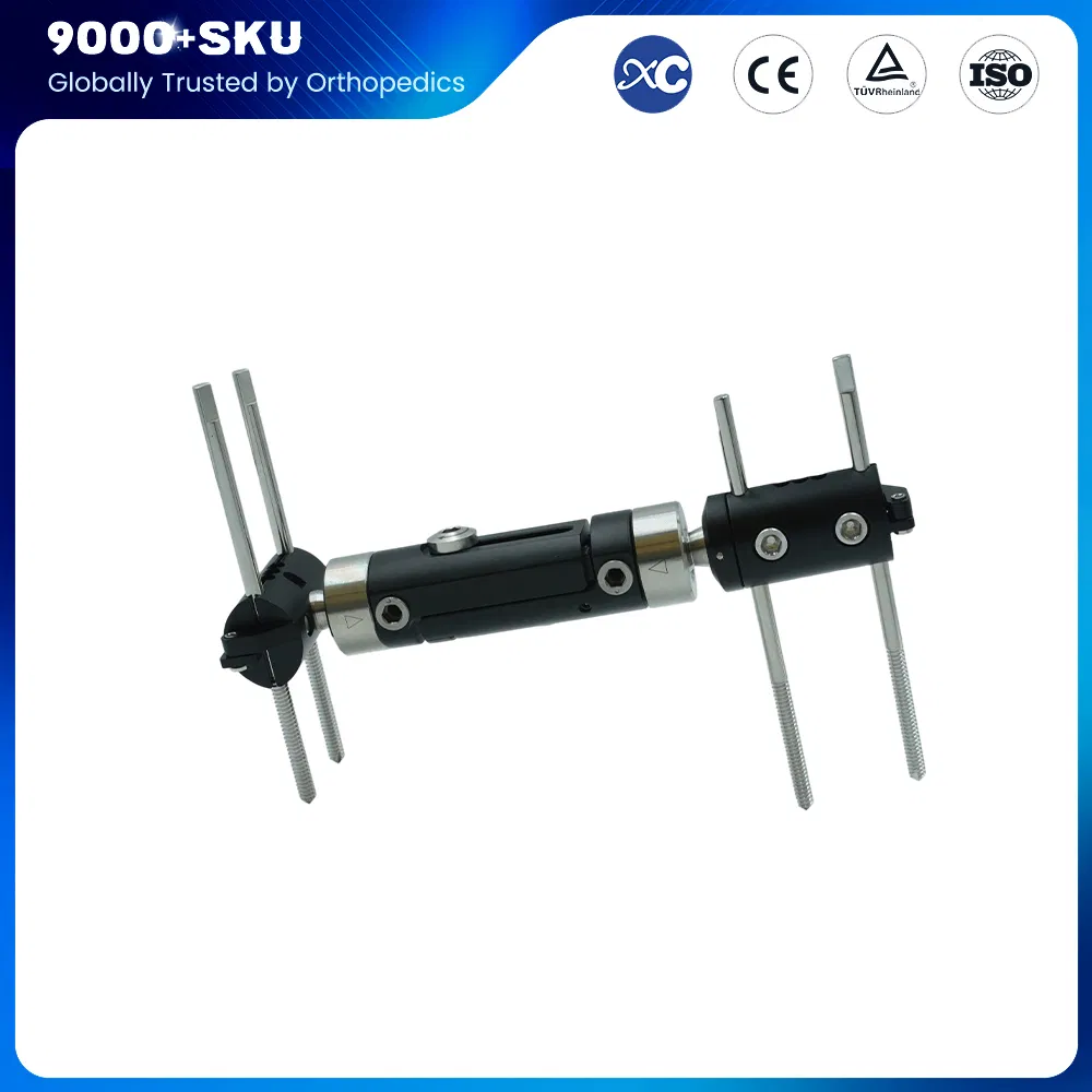 Orthopedic Surgery Trauma Bone Pin Stent Spanning External Fixator for Tibia Femur