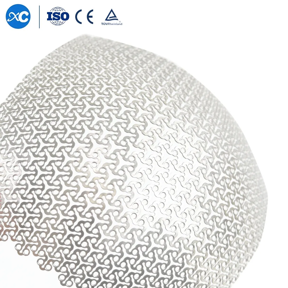 Anatomical Orbital Floor Plate Skull Neurosurgery Implants Cmf Maxillofacial Cranial Titanium Mesh with Self-Drilling Screw