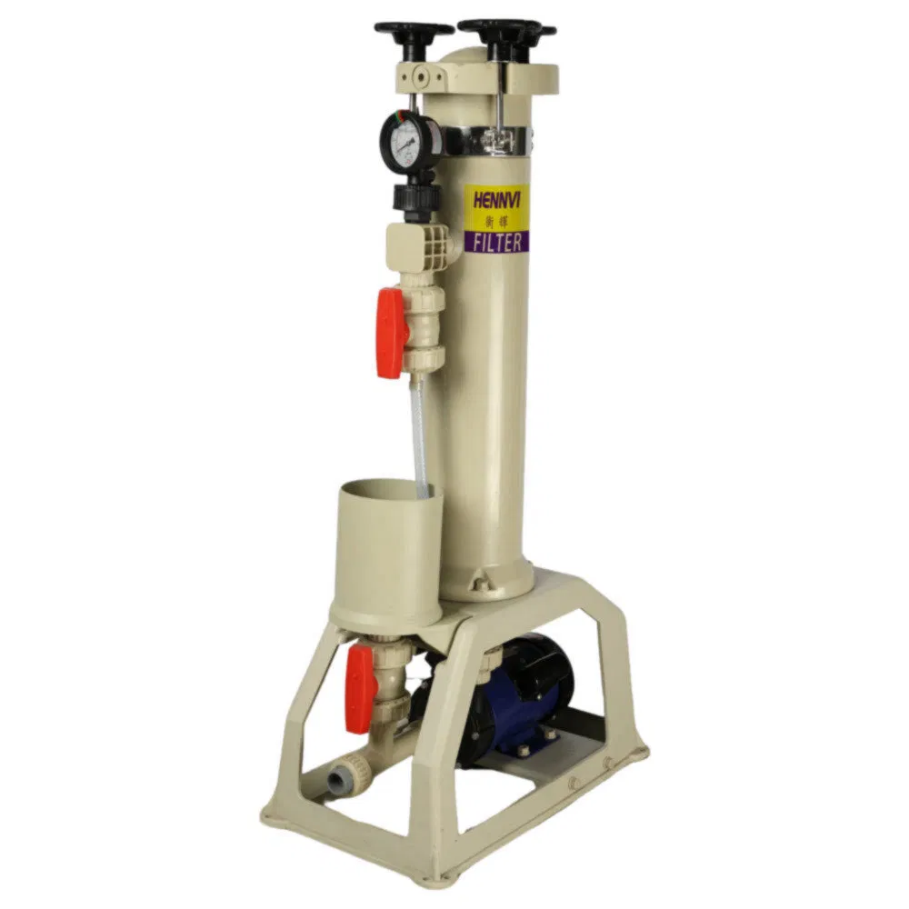 Acid Alkali Resistant Chemical Liquid Filter System for Plating Workshop