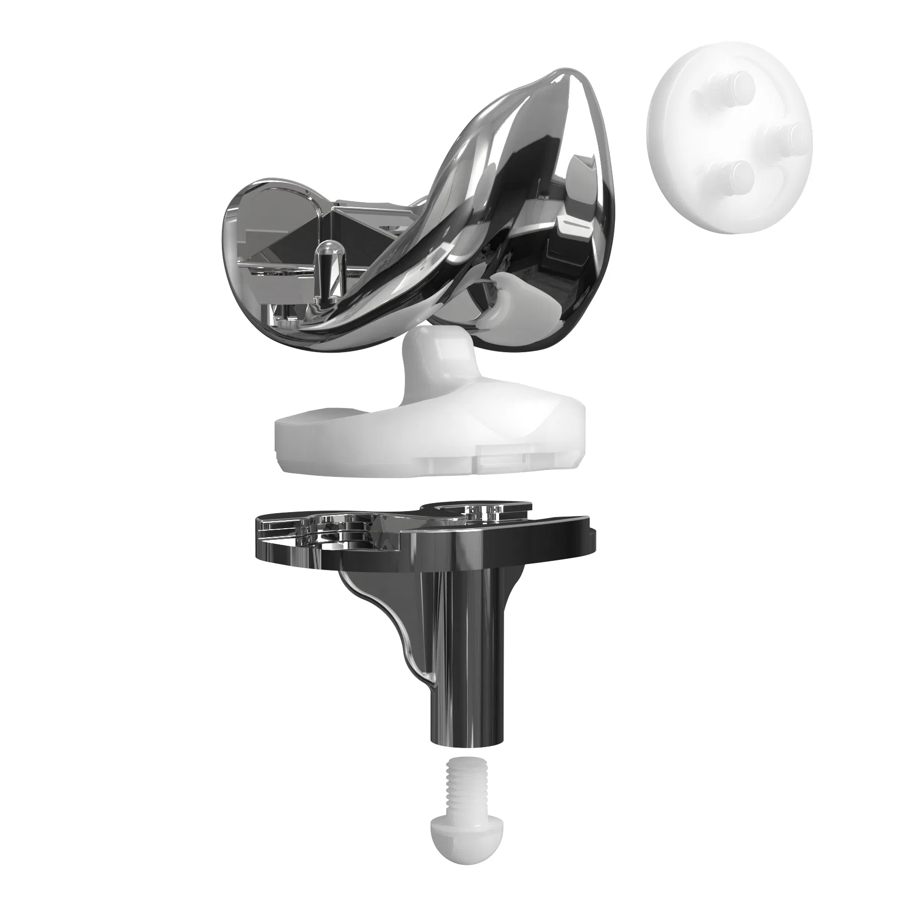 Canwell Orthopedic Implant Arthroplasty Artificial Knee Joint Cocrmo Alloy Total Knee Replacement