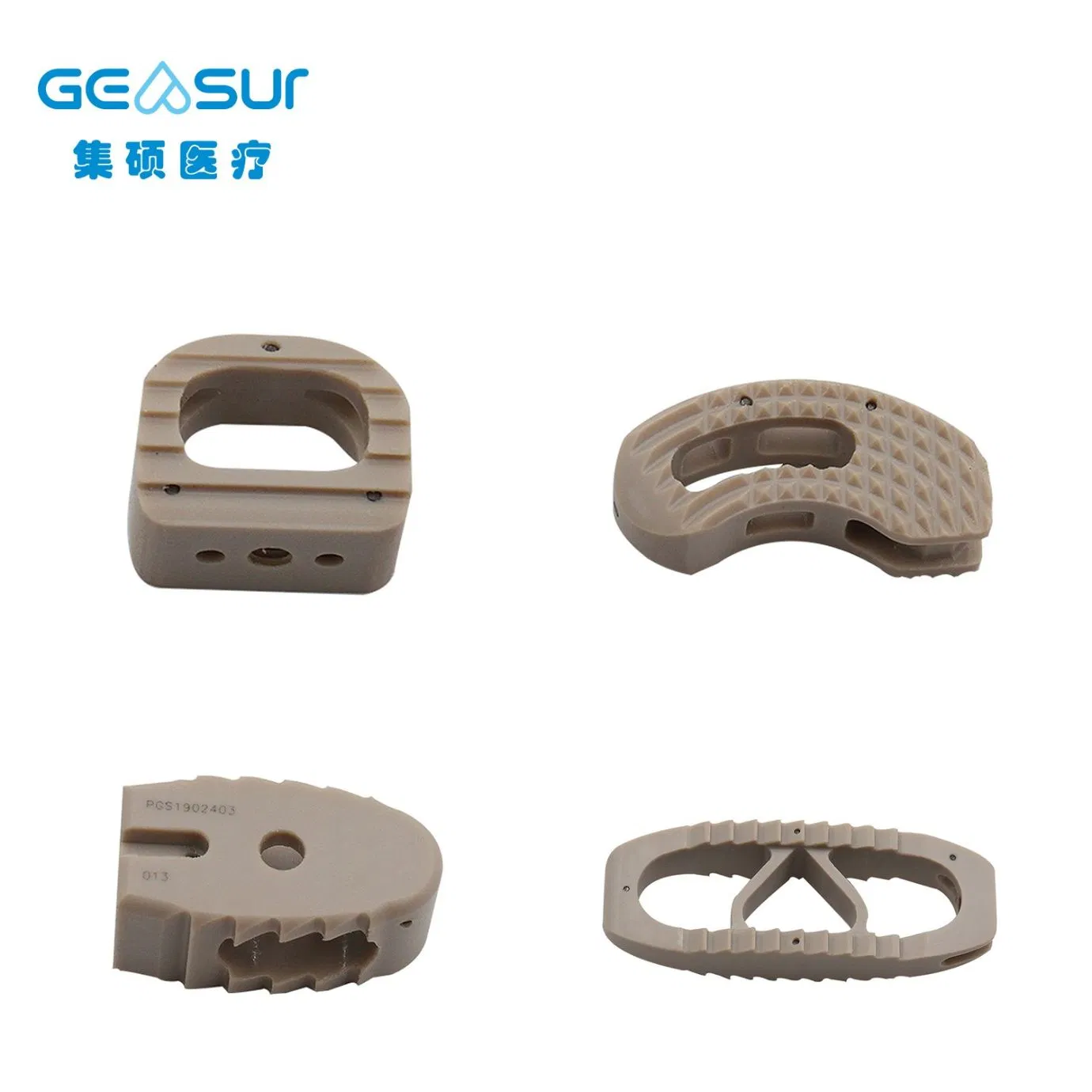 Wholesale High Quality Titanium Coating Surgical Instrument Set Orthopedic Implant Cervical Interbody Fusion Peek Cage