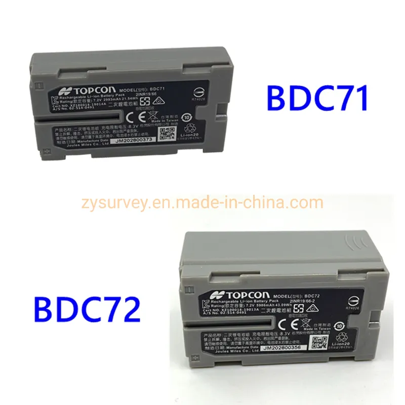 BDC72 Surveying Battery Front