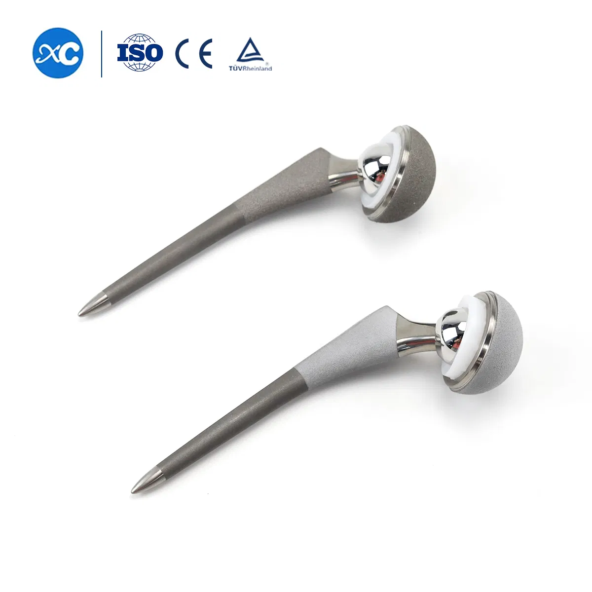Titanium Cemented Femoral Stem Articulatio Coxae Reconstruction Total Hip Joint Replacement Prosthesis