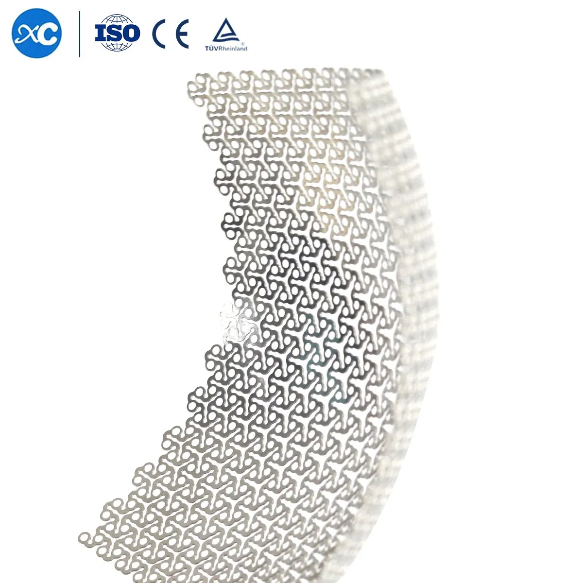 Anatomical Orbital Floor Plate Skull Neurosurgery Implants Cmf Maxillofacial Cranial Titanium Mesh with Self-Drilling Screw