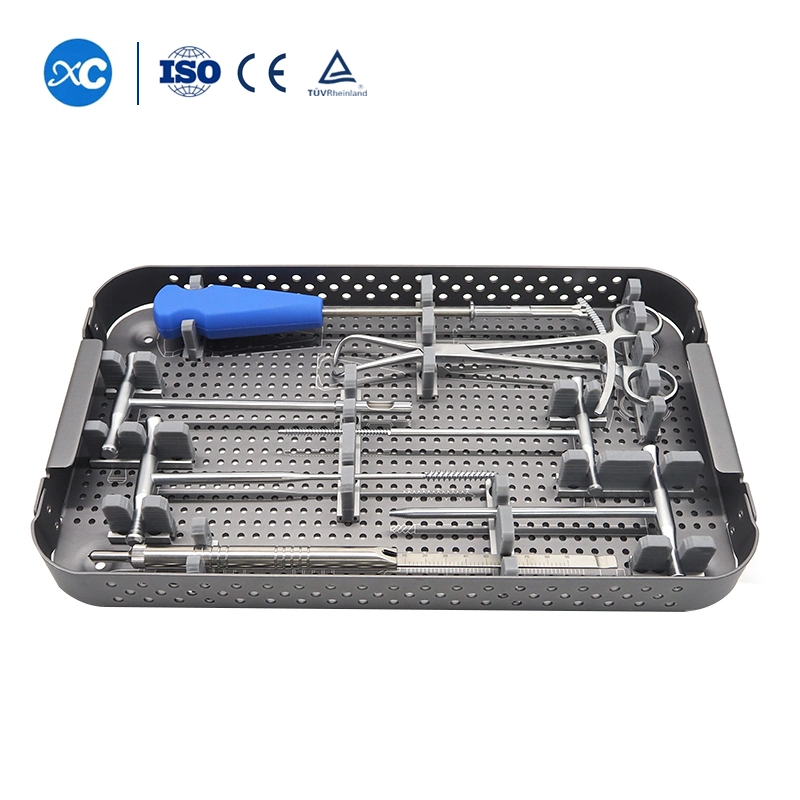 Competitive Price Lower Limb Large Fragment Trauma Plate Orthopedic Surgical Instrument Set