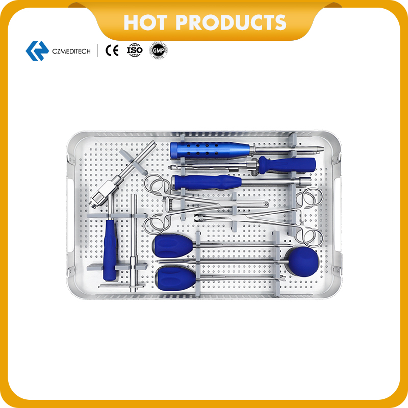 Medical Orthopedic Surgical Instruments Spine Posterior Cervical Screw Instrument Set