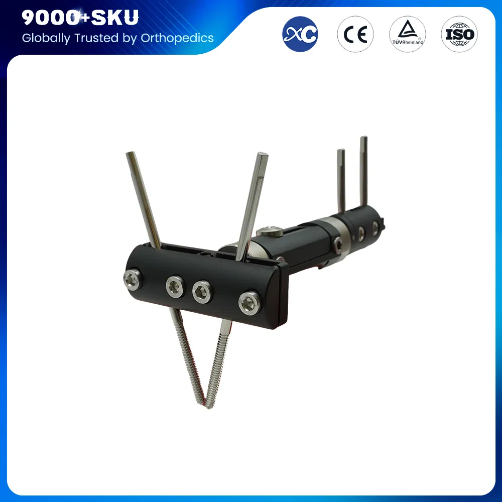 Orthopedic Surgery Trauma Bone Pin Stent Spanning External Fixator for Tibia Femur