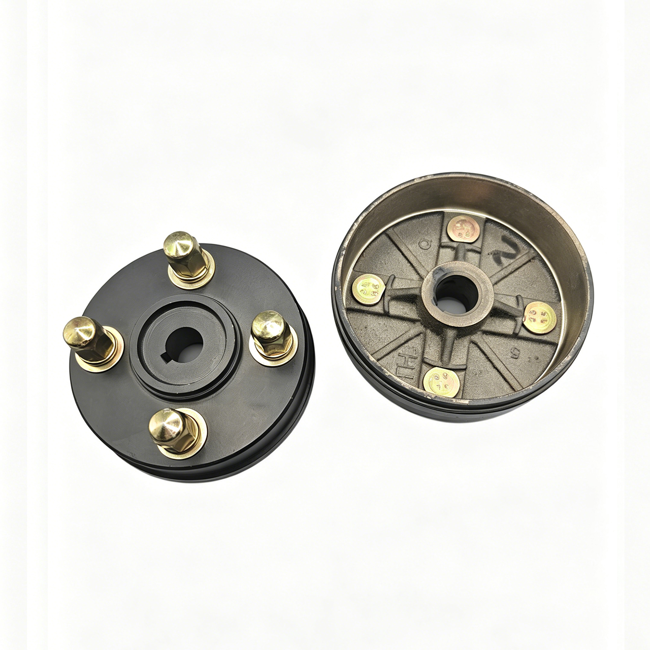 130mm Tapered Electric Tricycle Brake Drum, Heavy Duty Rear Axle Brake Hub For Cargo Tricycle Spare Parts