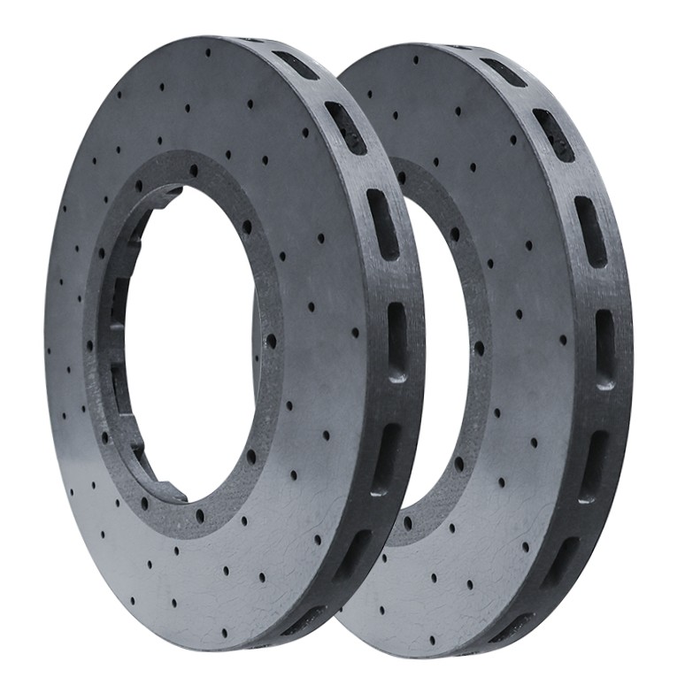 360mm Carbon Ceramic Brake Disc, Ultra-Durable Precision Rotor for Porsche 718,Boxster,Nismo,BMW M2,Audi TTS/TTRS