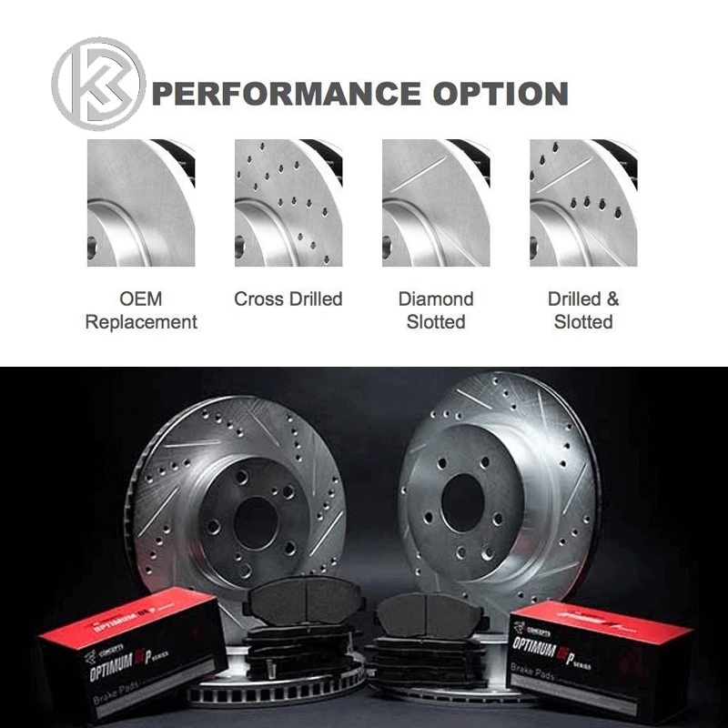 Auto Parts Brake Systems Drilled Slotted Brakes Disc Rotor C0dd1126A; C0dz1126A; C0dz1126c/C2oz1126A; C3oz1126b/C8tz1102h/4423134/ 4383498; 4383773/52006291