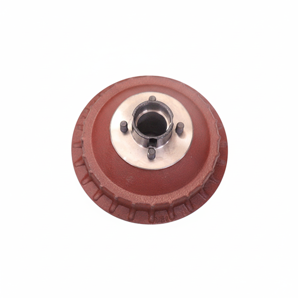 Front Brake Drum with STUD for Bajaj RE 205 M 3 Wheeler Spare Parts for Sale at Affordable Price