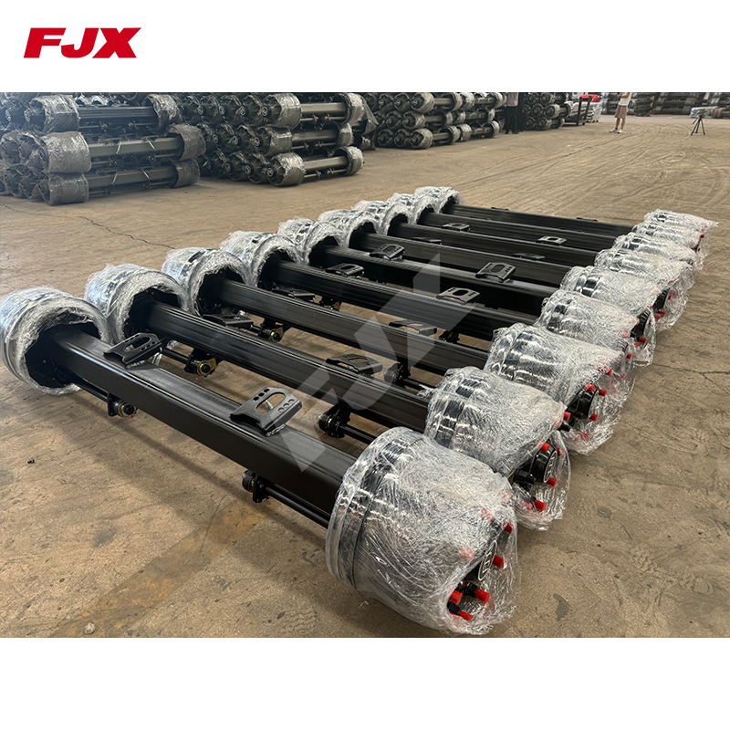 16-ton And 13-ton Axle FUWA Model With Axle Spacing Of 1840 Millimeters And 2040 Millimeters. Single Tire Drum Brakes.