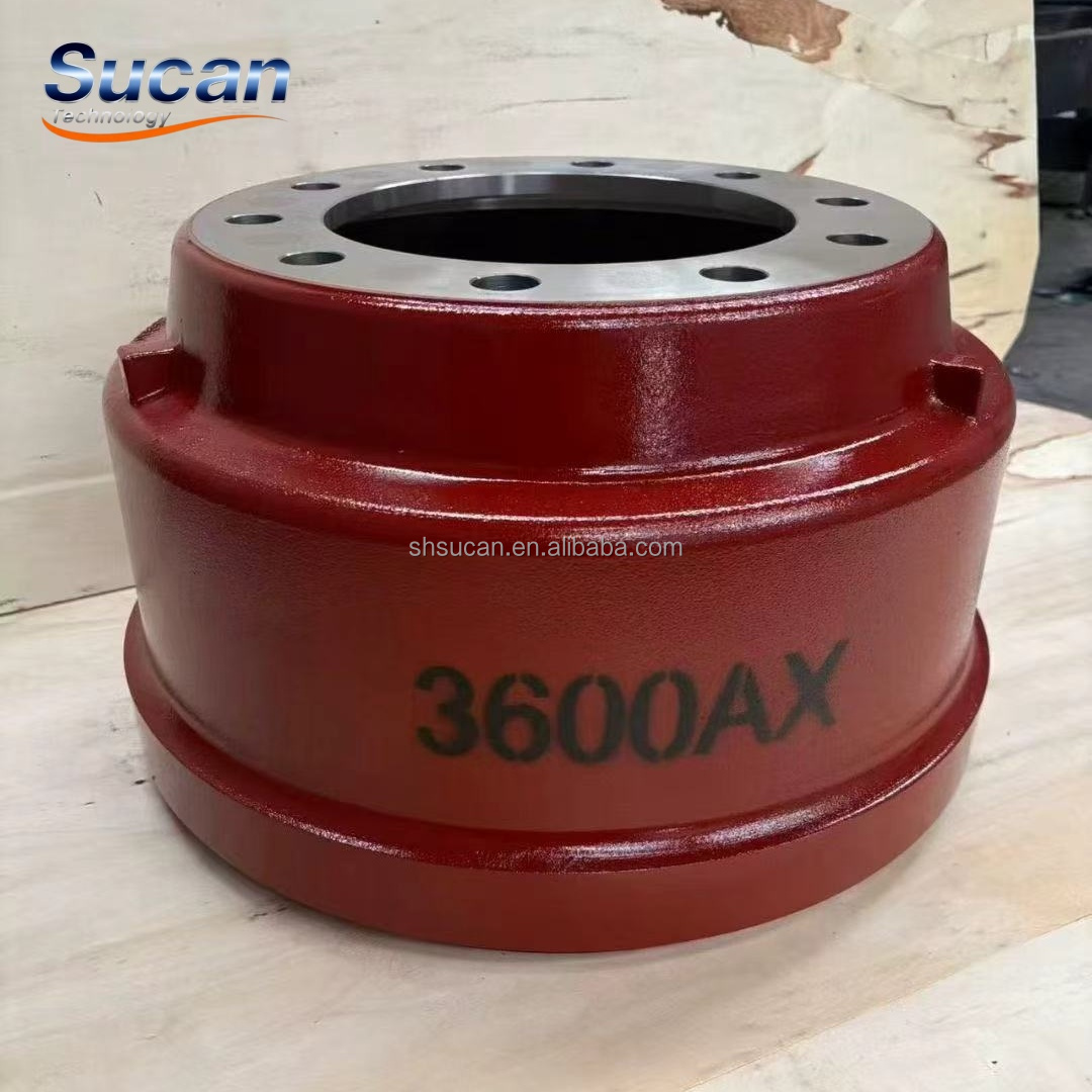 SUCAN Drum Brake 3600AX American-style Brake Drum, Truck Brake Drum, Brake Drum Hub, Trailer Brake Drum For Truck