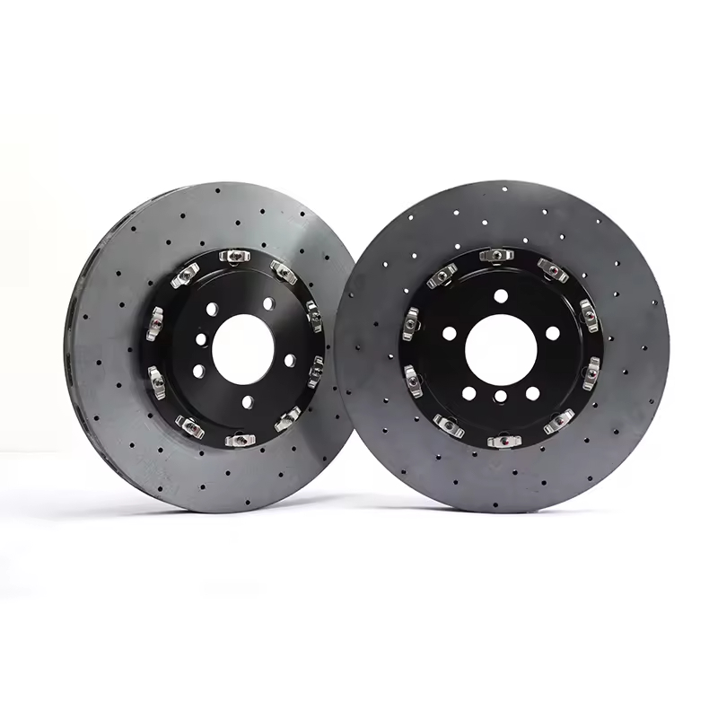 Racing Silicon Carbide Coating Carbon Ceramic Brake Disc Low Thermal Decay Performance Brakes Rotor