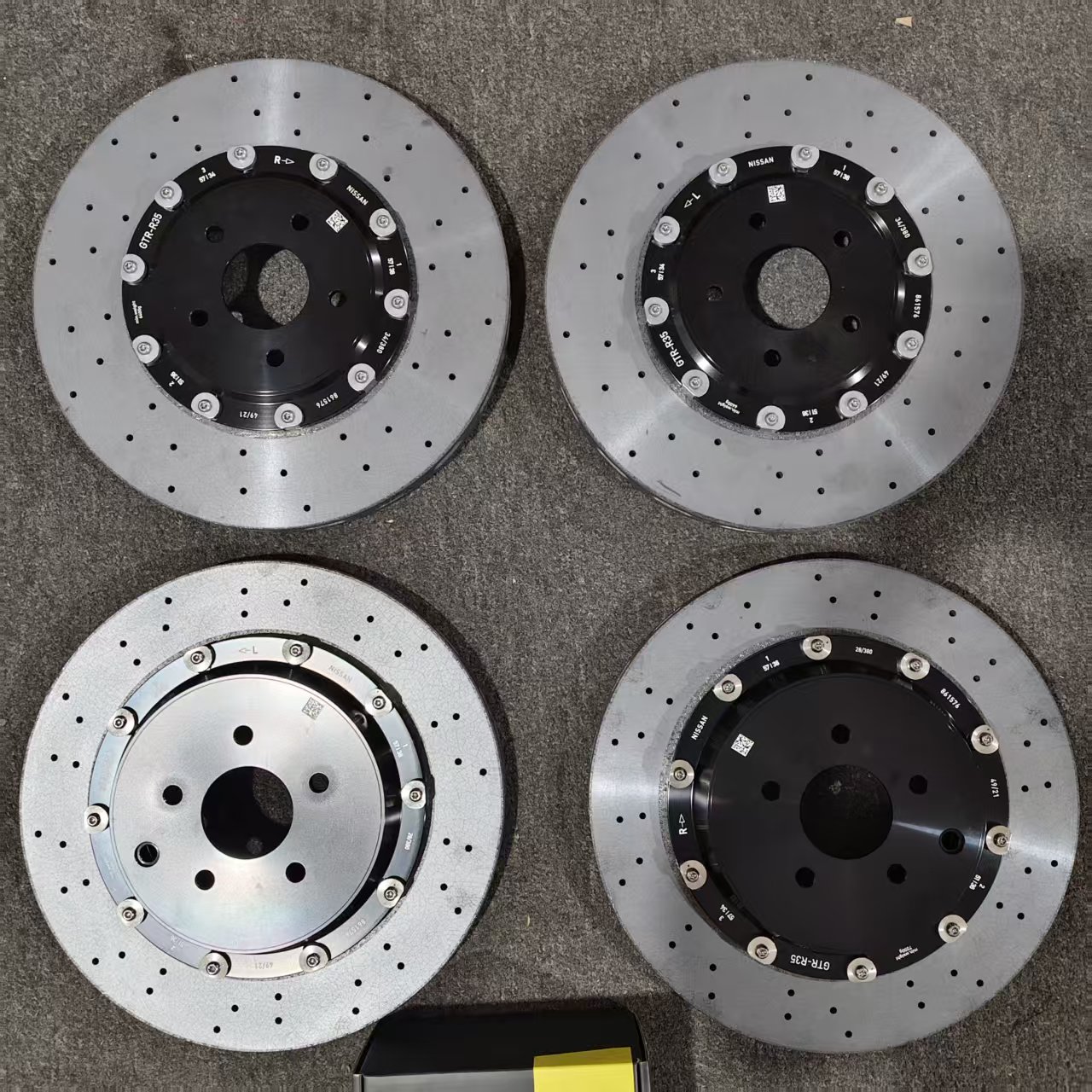 Car Brake Caliper Kit Carbon Ceramic Rotor for Mercedes-Benz G500 G63 G65 R320 R350 BMW F86 G20 G30 G80 E46 E36