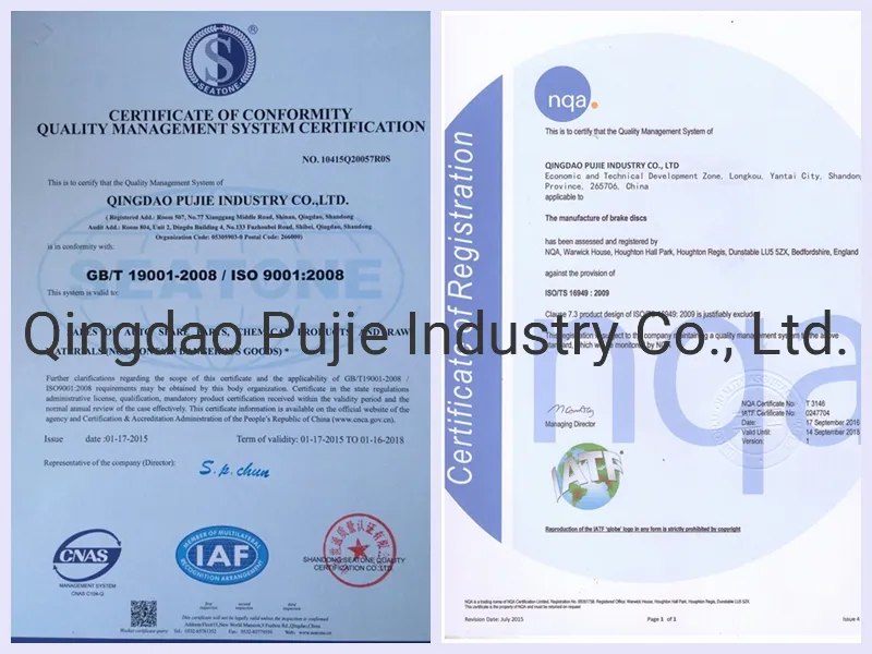 Certifications