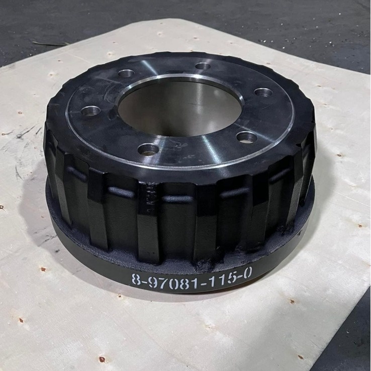 Construction Machinery Parts 100P600PKV100KV600 KV100KV600 Front Brake Drum Rear Brake Drum Brake Drum for Isuzu