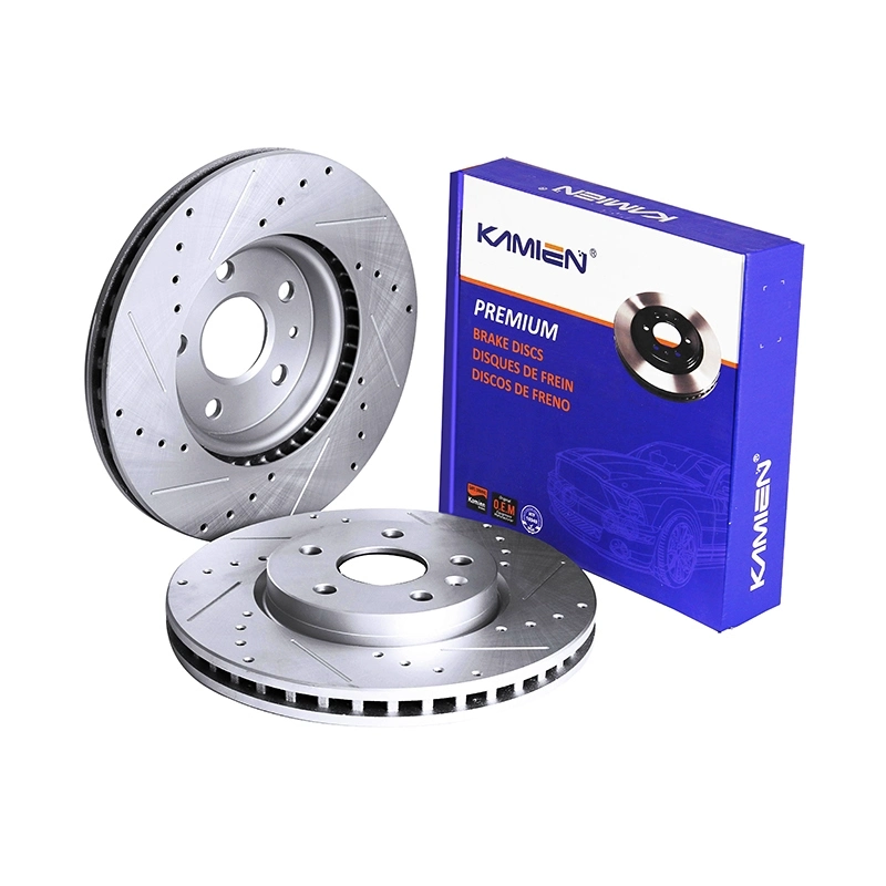 High Performance Drilled Slotted Brake Disc Rotor for Toyota (43512-20601/43512-20600)