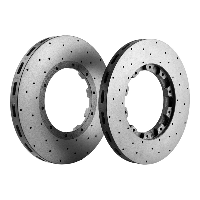 Racing Silicon Carbide Coating Carbon Ceramic Brake Disc Low Thermal Decay Performance Brakes Rotor