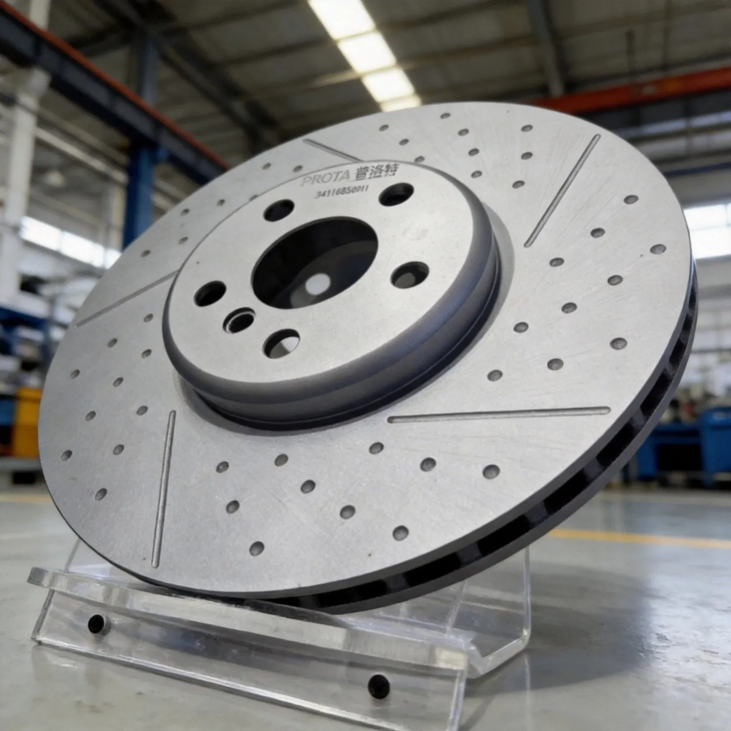 Standard Brake Rotor 34116860911 with Ventilated Design and Precision Balanced Assembly for Vibration Free Operation