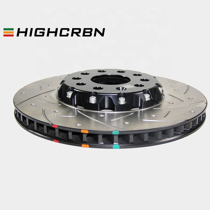 HIGHCRBN 374*36mm 2-piece Brake Disc Floating Front for BMW G05/06/07/12/14/30/32 OE#34116875283;34106875284
