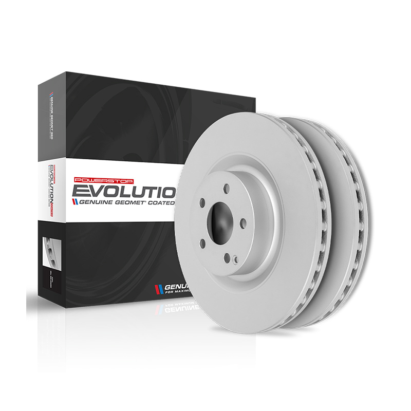 Power Stop JBR1567EVC 2011- E-mark Coating Geomet Car Brake Rotor for Hyundai Break Disc