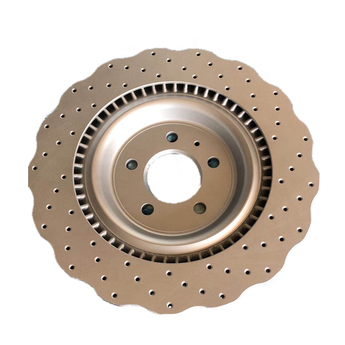 Factory Wavy High-carbon Ceramic Brake Rotors Disc With Bolts