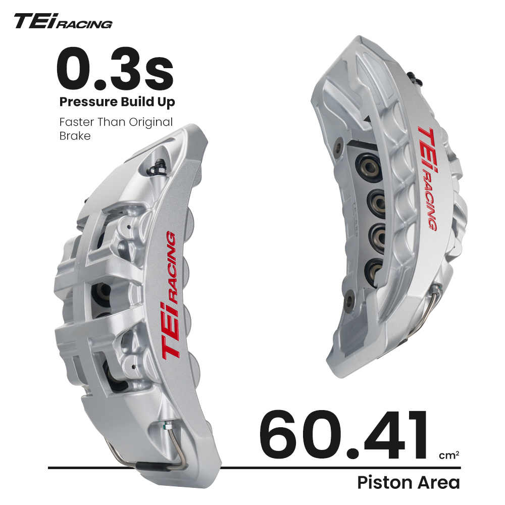 TEI SR8 8 Piston Caliper 400mm/410mm/420mm Rotor Carbon Ceramic Support Brake Disc For Lexus