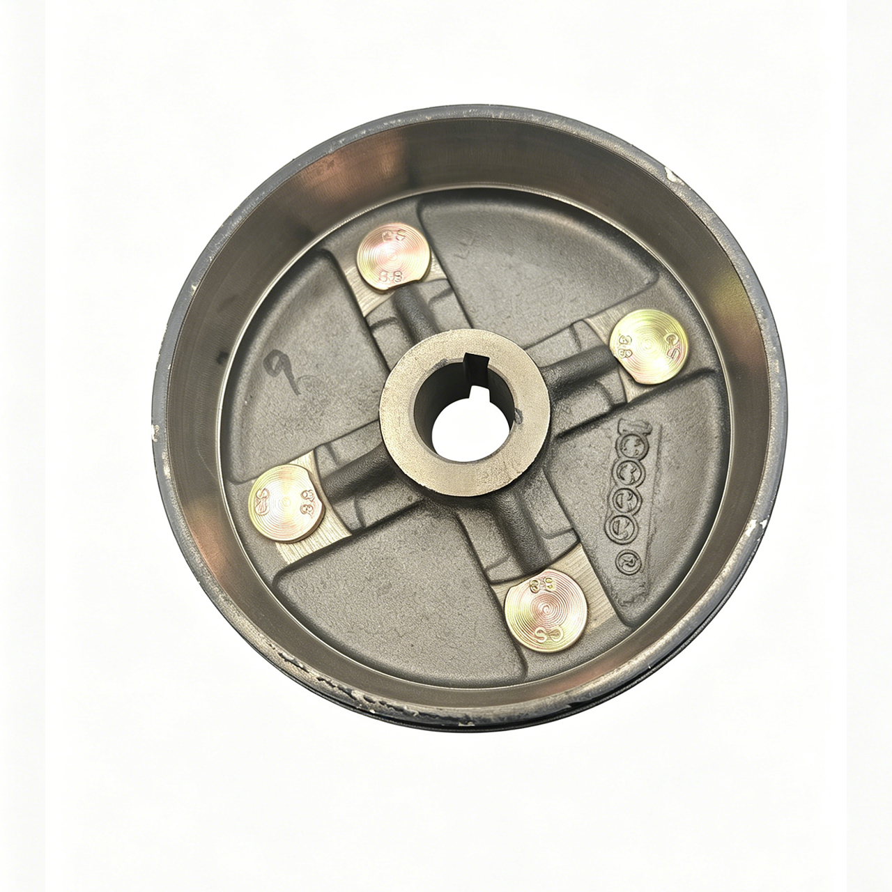 130mm Tapered Electric Tricycle Brake Drum, Heavy Duty Rear Axle Brake Hub For Cargo Tricycle Spare Parts
