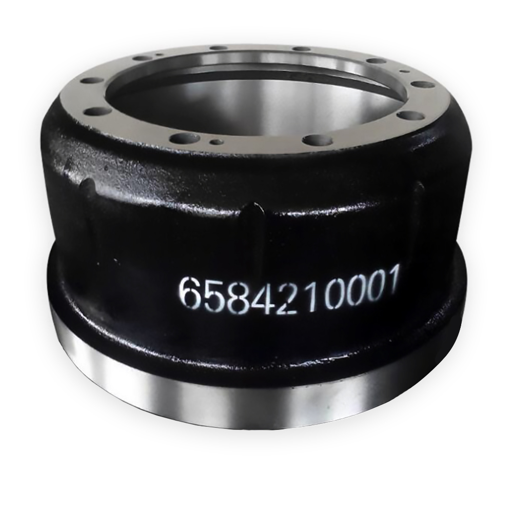 OEM Quality Truck Spare Front Brake Drum 6584210001 for MERCEDES-BENZ ACTROS Heavy Truck Parts
