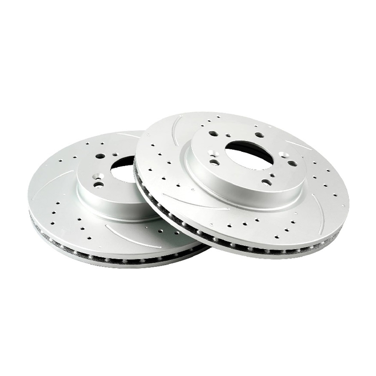 High Quality Geomet Coated Slotted Car Brake Disc 31257 for Honda Accord Coupe Wagon Edix Vezel