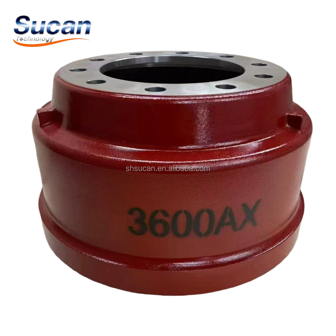 SUCAN Drum Brake 3600AX American-style Brake Drum, Truck Brake Drum, Brake Drum Hub, Trailer Brake Drum For Truck