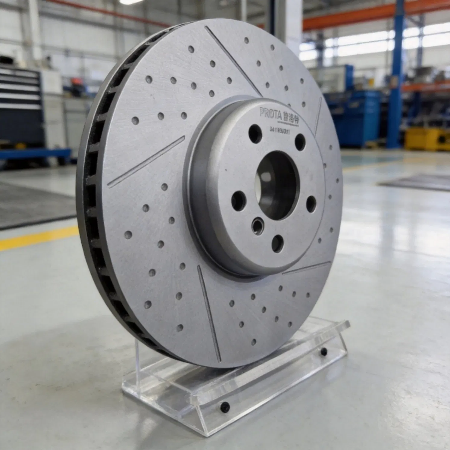 Standard Brake Rotor 34116860911 with Ventilated Design and Precision Balanced Assembly for Vibration Free Operation