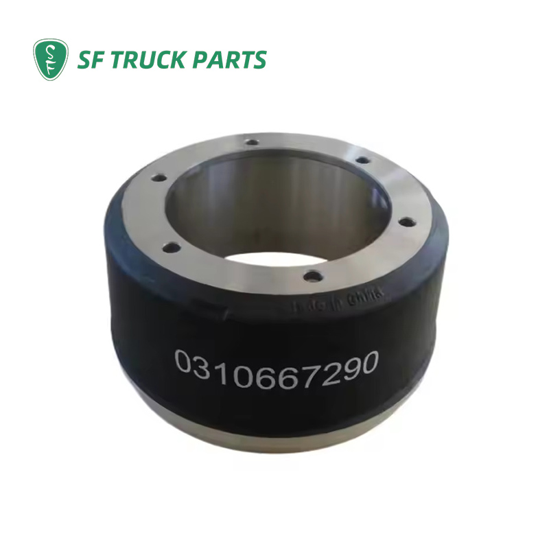 High Quality Heavy Duty Truck Spare Parts SF Brake Drum WG9761348002 WG9231342006 WG4070450005 Sinotruk HOWO