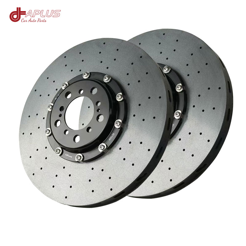 Carbon Ceramic 2-Piece Floating Front Brake Disc 370*34mm for Chevrolet C8 (OE 380) with floating car-parts