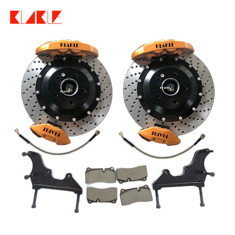 KLAKLE ANG Aerospace Aluminum Hat Two Piece Brake Disc Stable Track Braking 380mm Rear Rotor for PEUGEOT 306