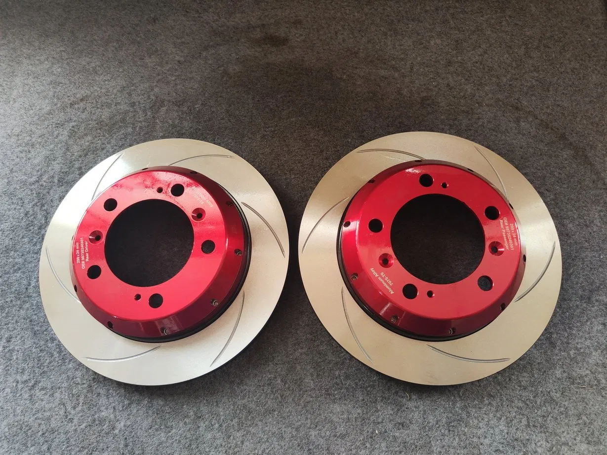 High Quality Floating Brake Discs Brake Rotor 4615A037 Ventilated Drilled and Slotted for Mitsubishi Pajero Lancer Outlander Asx