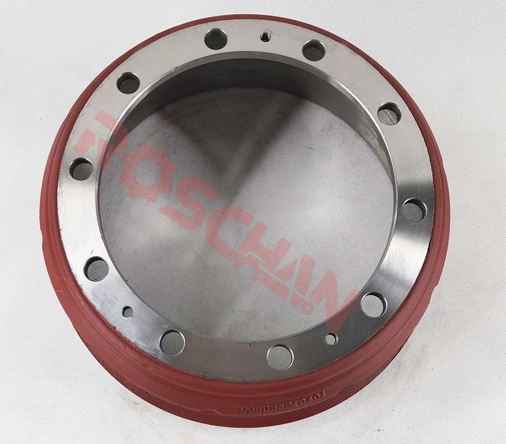 Wholesale Front Brake Drum 3054210401 Original OE Specification, Suitable for Beiben Heavy Trucks.