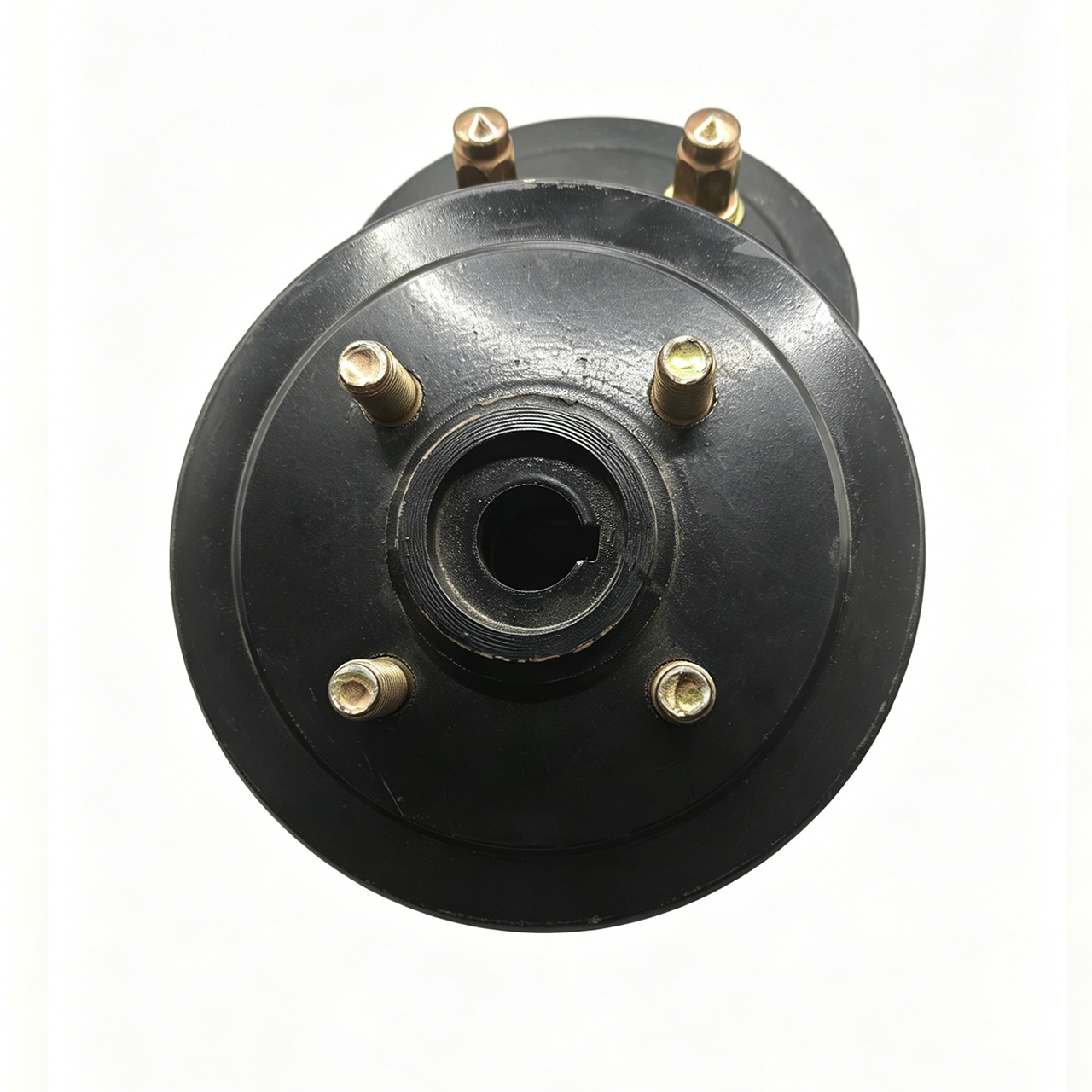 Heavy Duty 180mm Taper Brake Drum For 3 Wheeler E Rickshaw Rear Wheel Hub 4 Stud Brake Assembly