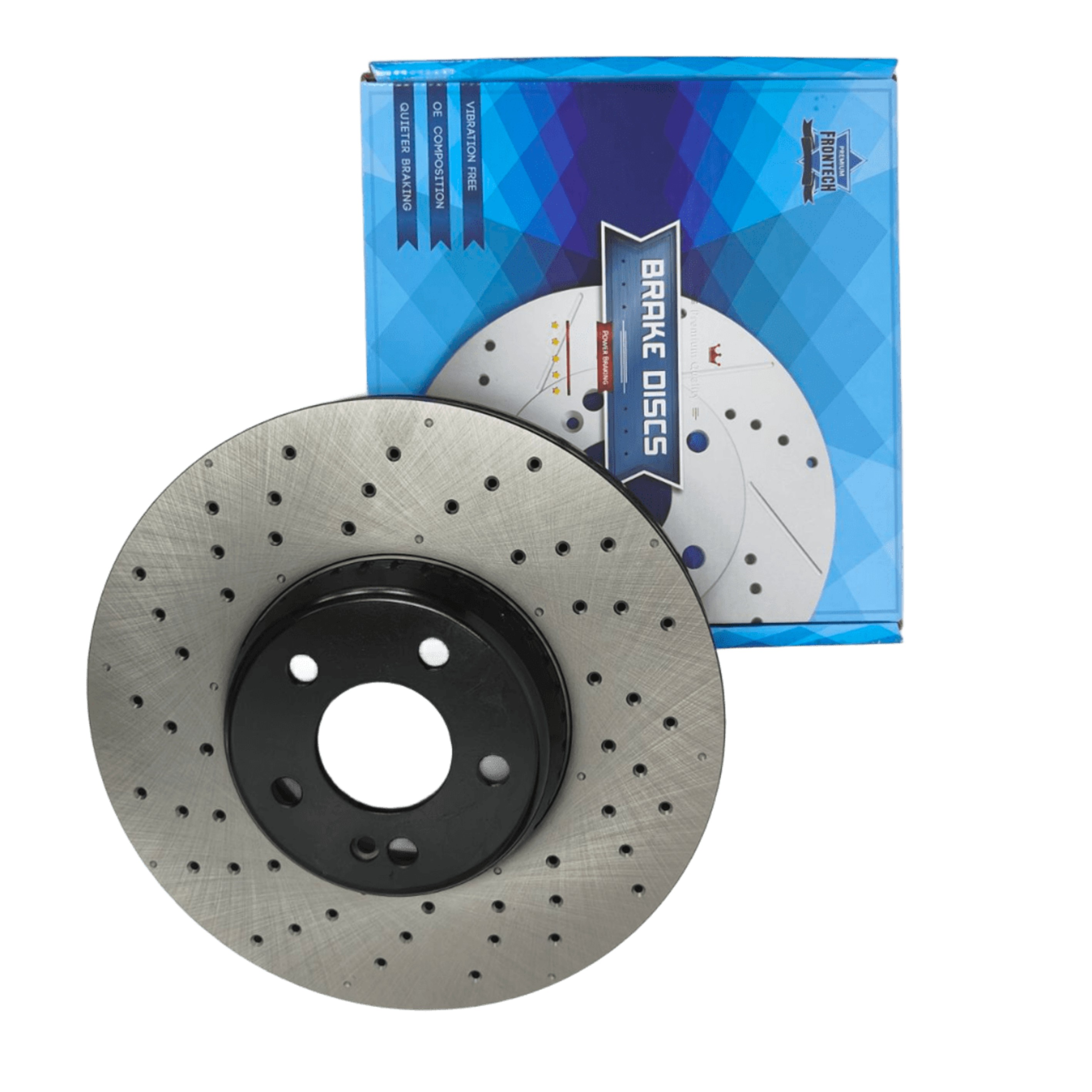 High-Performance Ceramic Brake Discs 330mm for Toyota Hilux Vigo Corolla Hiace Hyundai Starex BMW E60 2 Piece Rotors Pads