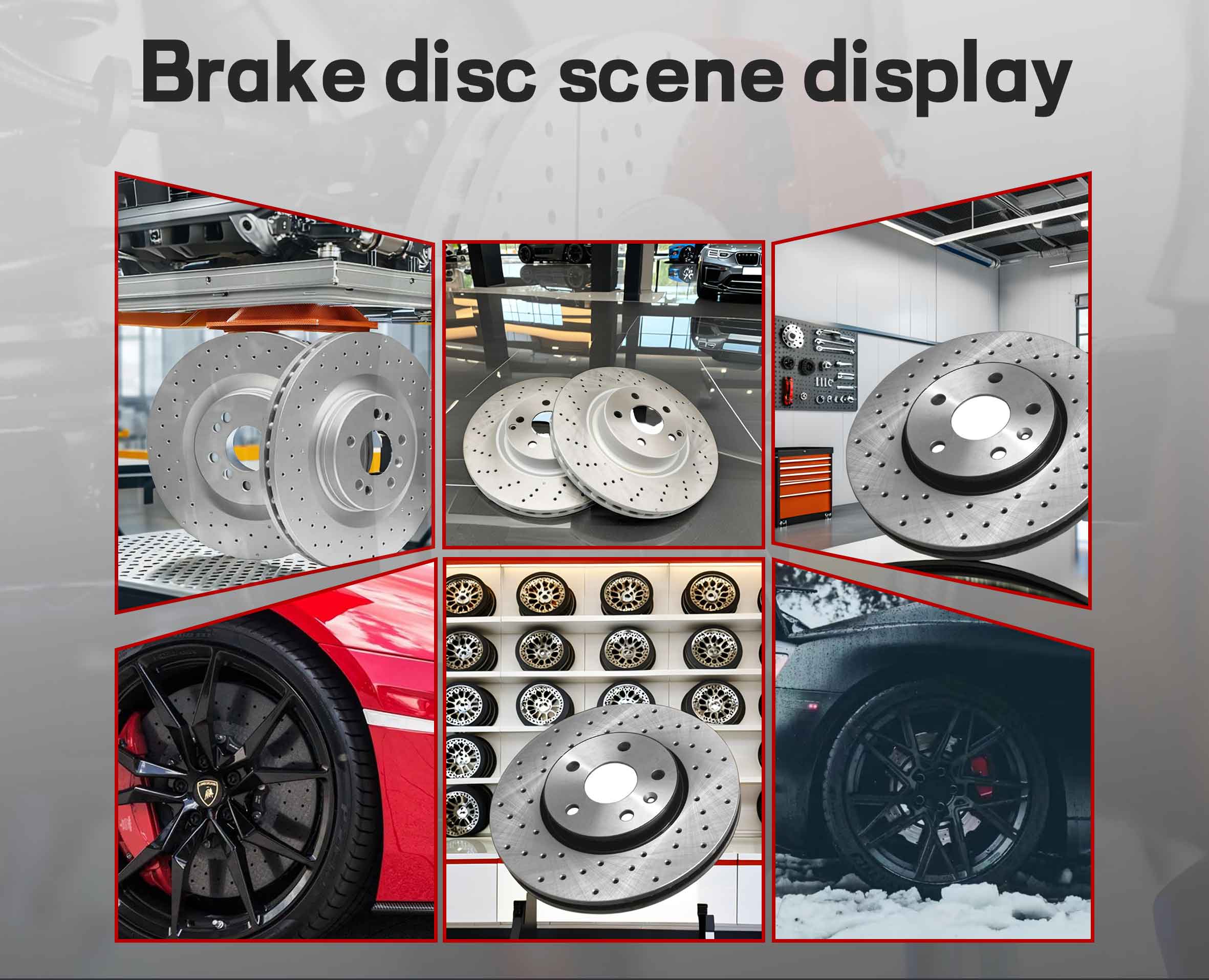 Wholesale Car Brake Spare Parts Geomet Coated Anticorrosion Brake Disc Rotor shipping container