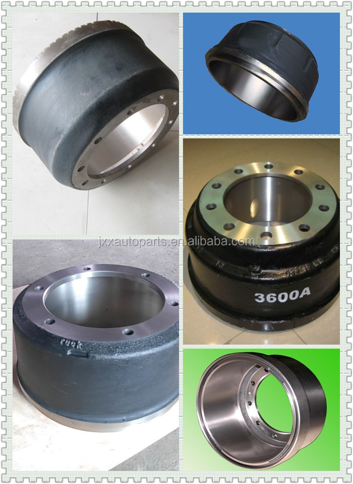 Factory Wholesale Cheap Bpw Brake Drum Rear Steel Customize JXX 1414153 Truck Brake System Trailer Parts