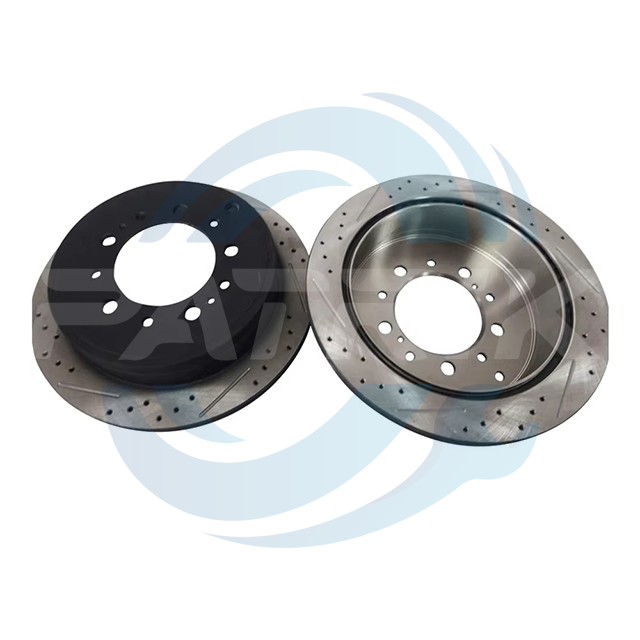 2-Piece Car Brake Disc Rotor American Truck Drum OE Replacement Front Disc Braking Golfs 7 gti BMWs Series ECE Certified