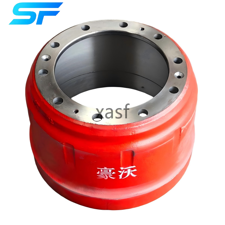 SINOTRUK Rear Brake Drum AZ9231342006 Heavy Duty Truck Parts for HOWO SITRAK A7 G5X TX T7H T5G TH7 C7H C9H G7 X7