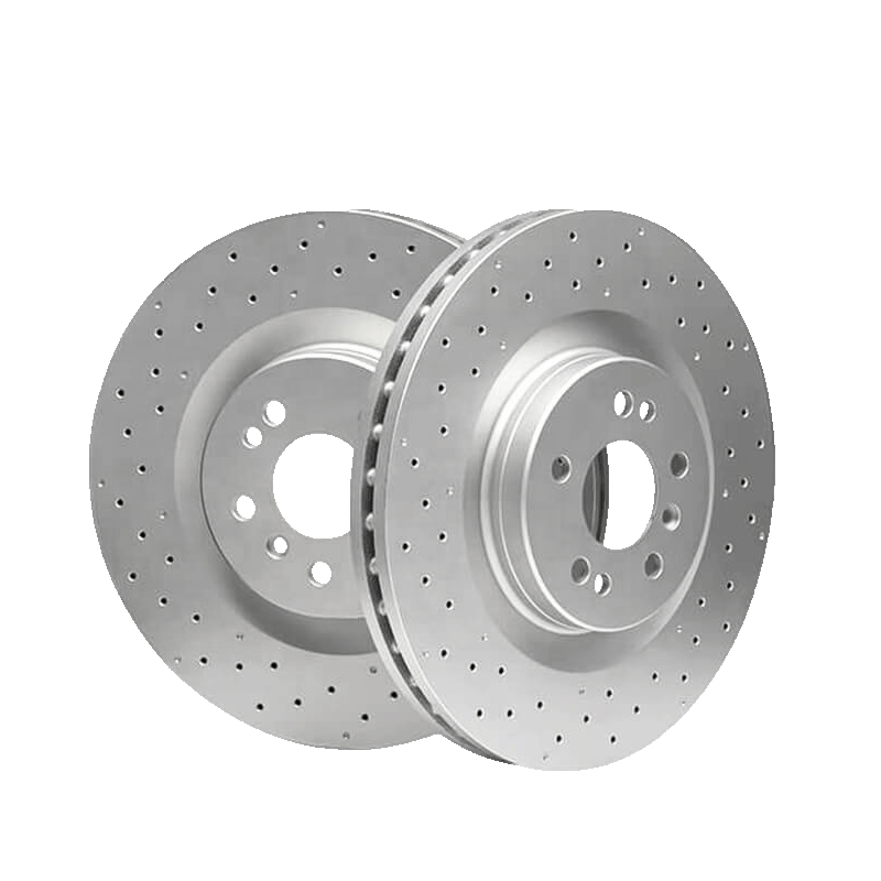 Cast Iron High-Carbon Carbon-Ceramic OEM Wholesale Slotted Drilled Brake Disc Rotor for VW ford bmw audi honda toyota Cadillac